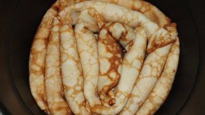 Шоколадный блинный торт