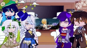 •|Fontaine Characters react to traveler //Lumine + Aether//Genshin Impact|•gacha club 🇧🇷/🇺🇸