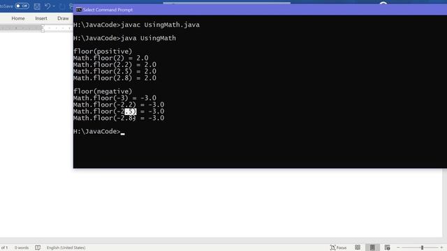 Java Math Class - Part 1