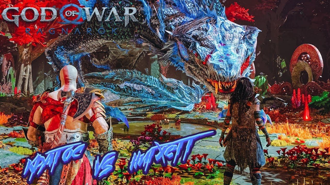 КРАТОС ПРОТИВ НИДХЁГГ ➤ ЭПИЧНАЯ БИТВА ➤ God of War Ragnarok ➤ БОГ ВОЙНЫ РАГНАРЕК ➤ PS5
