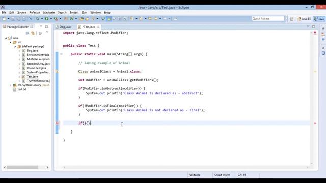 How to determine class modifiers dynamically using Java Reflection API ? смотреть онлайн