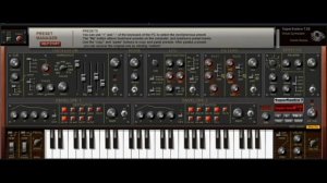 FREE VST VINTAGE ANALOG MODEL- SYNTH SUPERSONICO - SOUND DEMO