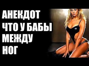 Анекдот, что у бабы между ног