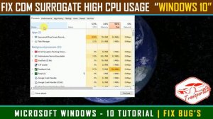 How to Fix COM Surrogate High CPU or Disk Usage in Windows 10