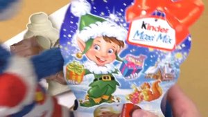 Kinder Chocolate Santa Claus | Smarties Santa | Lindt Santa | Kinder Maxi