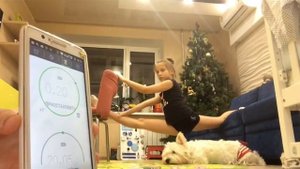 Наша гимнастика с Дашей/часть 2