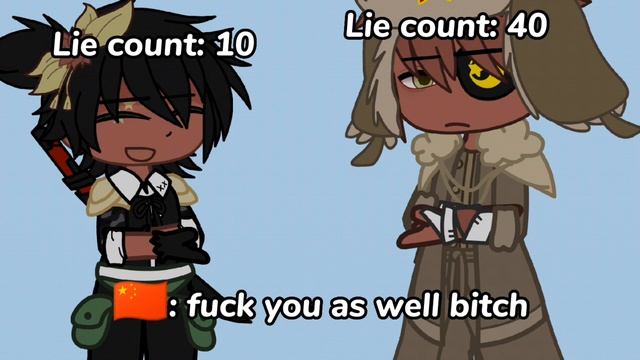 Lie Count | trend/meme | Gacha | Countryhumans | China and USSR смотреть онлайн