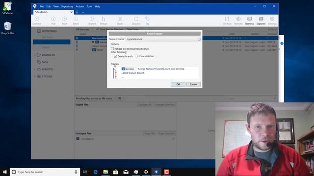 Gitflow in Source Tree