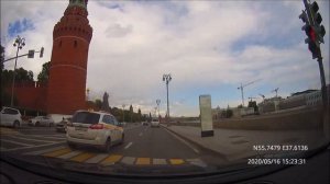 Driving in Moscow city: Строгино - Текстильщики 16/05/2020 (timelapse 4x)