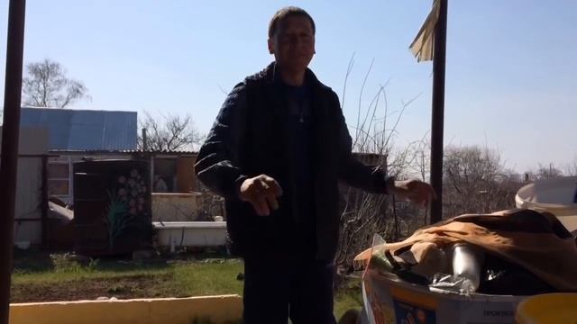 Уборка дачи/Перевозим вещи на дачу/стойка под огурцы ?