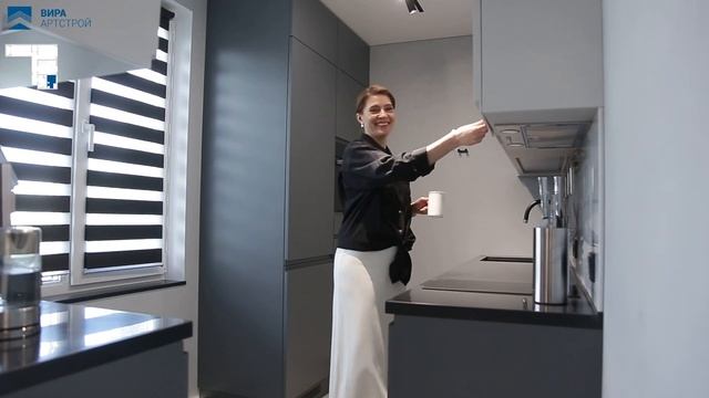 Дизайн интерьера квартиры 65 м2 в обычном панельном доме в современном стиле. +7 (495) 357-08-64 смотреть онлайн