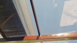 Навес из монолитного поликарбоната 4 мм толщиной