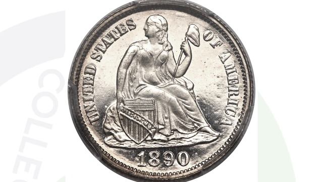 OLD U.S. SILVER Coins Worth THOUSANDS! 1890 Liberty Seated Dime Values! смотреть онлайн