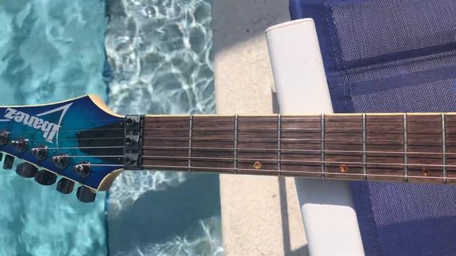 Ibanez S670qm with Garnet (Spessartine Mandarin) 7 carats Tone Stone Custom Shop смотреть онлайн