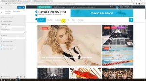 How to customize Royale News Theme Header Section