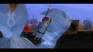 SpongeBob: Movie Bosses Fight + Ending - No Costumes - PS2