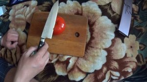 Нож Takamura TM-05/HM Шеф 180мм с узором удар молота и деревянной ручкой