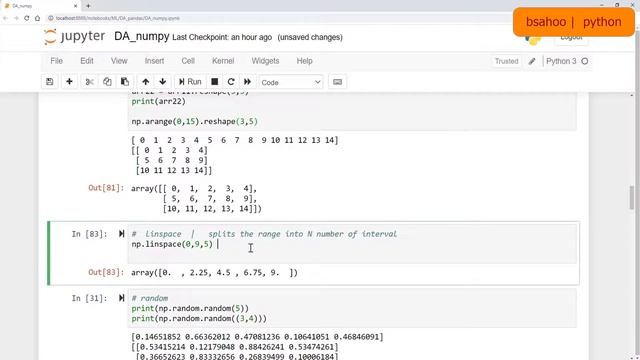 Python Data Analysis  - | 1 | - NumPy Basics
