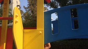 Играем на детской площадке