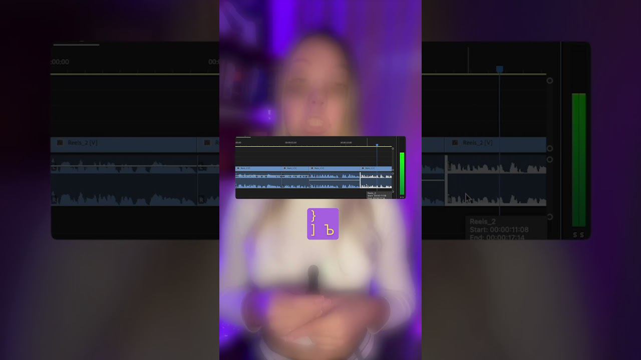 Как уменьшить громкость звука во время монтажа в #adobepremierepro?