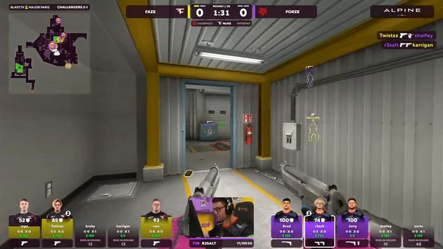 WINNER TO MAJOR LEGENDS STAGE! FaZe vs FORZE - BLAST Paris Major 2023 BEST MOMENTS - CSGO Highlight смотреть онлайн