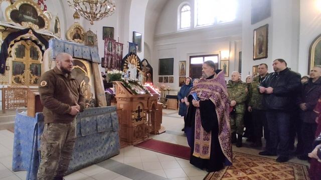 3 апреля в наш храм прибыла Табынская икона Божьей Матери смотреть онлайн