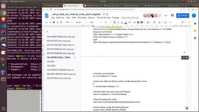 [BotData5Days] 04 Setup Hadoop, Spark смотреть онлайн