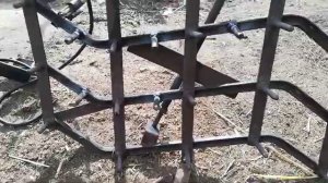 Борона к мотоблоку переделывал немного