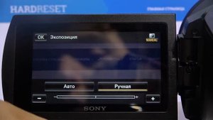 Настройка экспозиции на Sony FDR AX43 / Как сменить экспоицию на Sony FDR AX43?