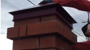 Чистим забор от высола. Колпаки на забор.