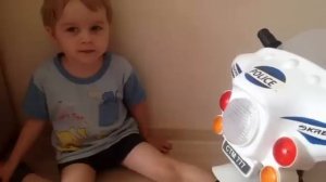 Детский полицейский мотоцикл