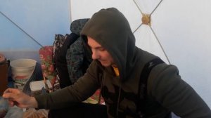 С ночевкой на леща. Палатка СТЭК "КУБ"3 рыбалка на Новой Сыде.