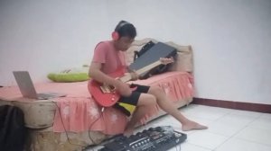 Cover gitar dangdut lima menit lagi with pod xt live