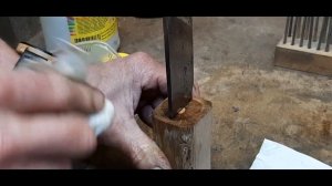 Переделка старинного ножа.Реставрация копаного ножа.