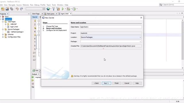 Enterprise Java Tutorial: Login page application using Servlet смотреть онлайн