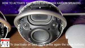 How to activate BASS MODE on Harman Kardon Onyx Studio Speakers