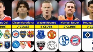 HERE WE GO⁉️😲 Famous Footballers How Many CLUBS They Played