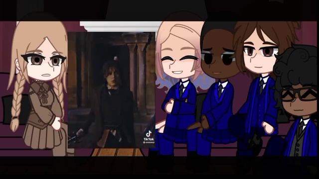 [??/??] Nevermore Academy + Goody Addams React To Wednesday | Gacha Club | Gacha React | GCRV