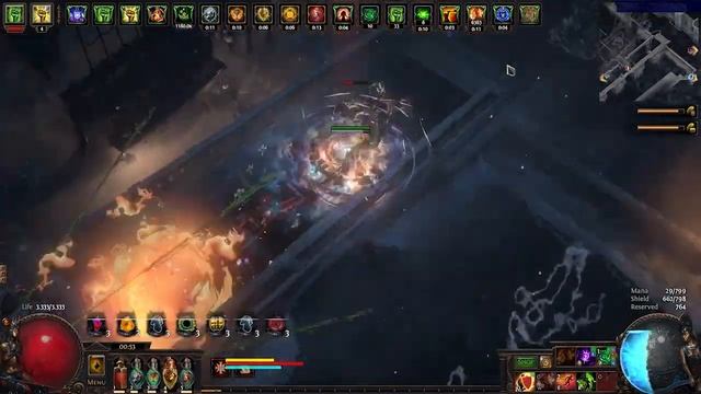 3.22 Ancestors | Showcase Poison Blade Vortex Pathfinder , Akka Clock BV | Path of Exile en Español смотреть онлайн