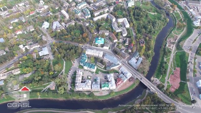 Аэросъемка города Псков (Кремль)