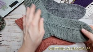 НОСКИ НА 2-х СПИЦАХ С ПЯТКОЙ БУМЕРАНГ. ОБЗОР