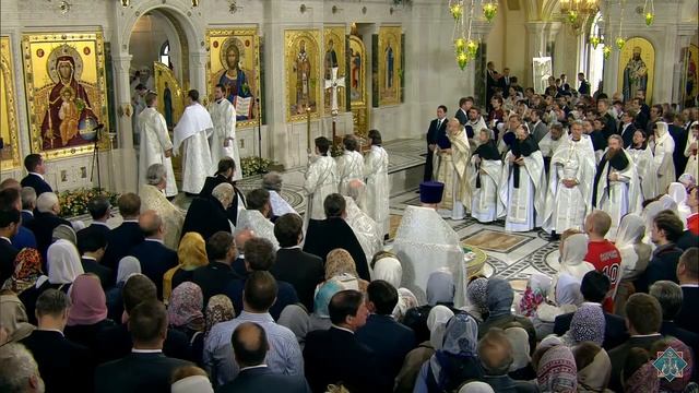 Великое освящение нового храма Сретенского монастыря