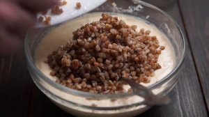 Крупеник из гречки с творогом. Простое блюдо.