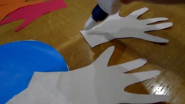children's crafts and applications - DIY. Детские поделки из бумаги. Аппликация " Солнышко" смотреть онлайн