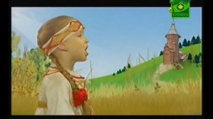 Девочка поет красивую песню про Россию