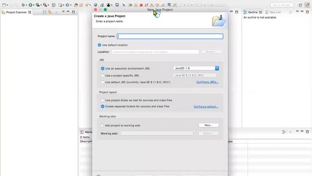2. How to create a Java Project in Eclipse | Java Project | Eclipse Java Project | New Java Project