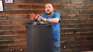 ТОП! Печь для русской бани на дровах с прямым нагревом каменки  Grill`D и Денисовъ
