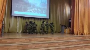 Тематическое выступление, посвящённое Дню Победы. Подгот. группа. Танец "Буду Родине служить!"