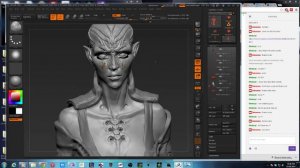 Zbrush: Female Modeling (Alice)/ Alien Concept Continued - 1 / 2