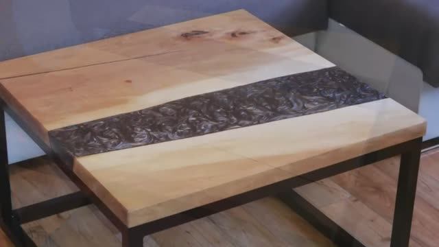 Журнальный столик своими руками из эпоксидной смолы смотреть онлайн